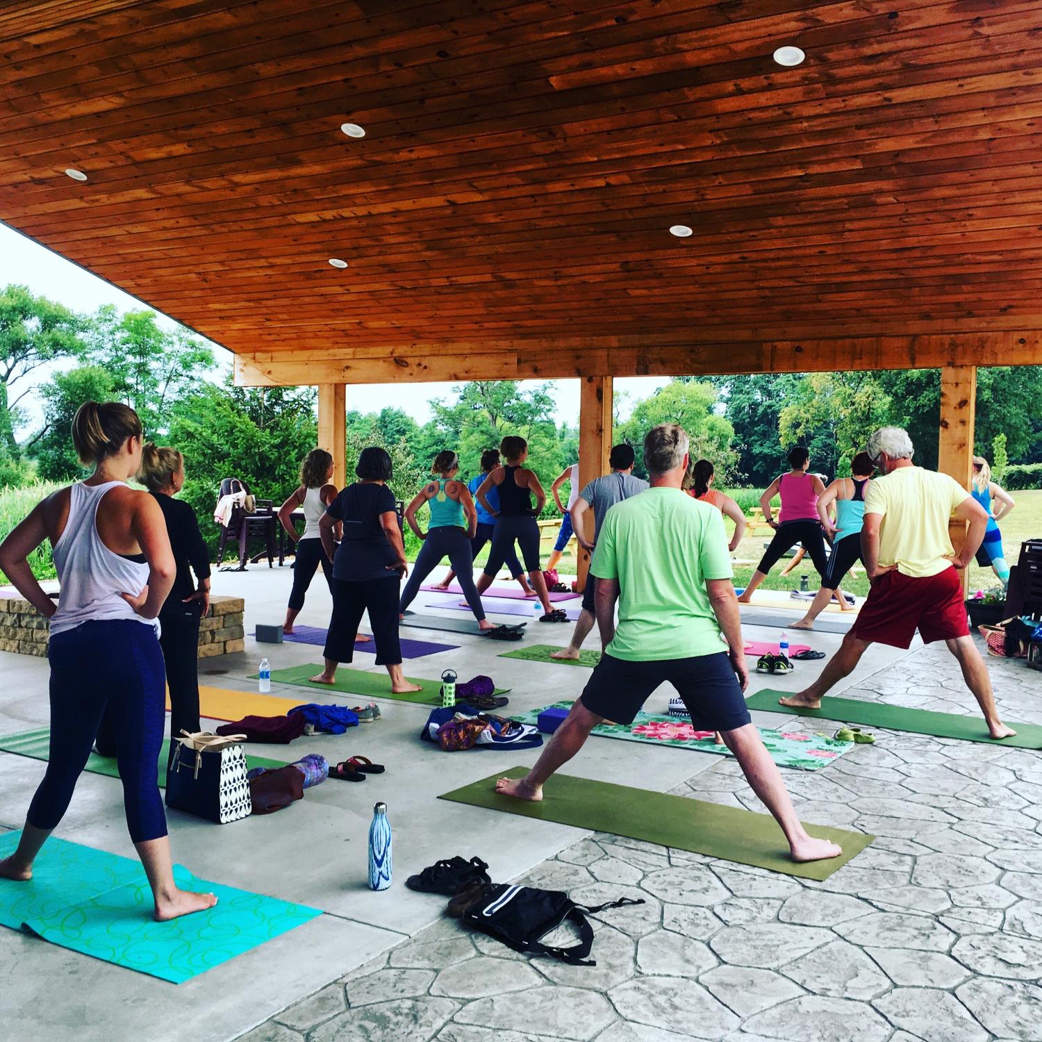 Patio Yoga With Dariel From The Studio At Panterra Westfield New