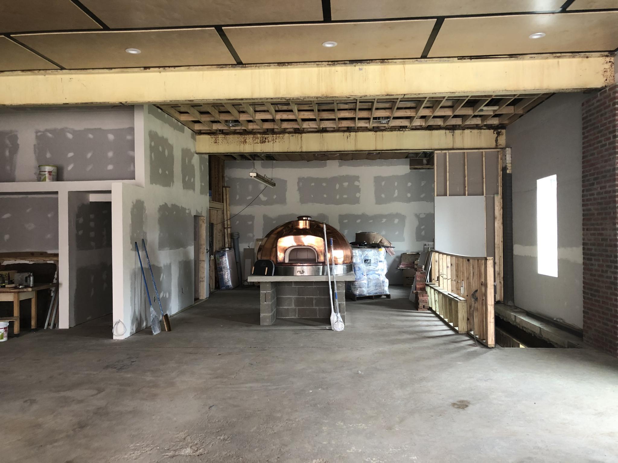 Pub being constructed