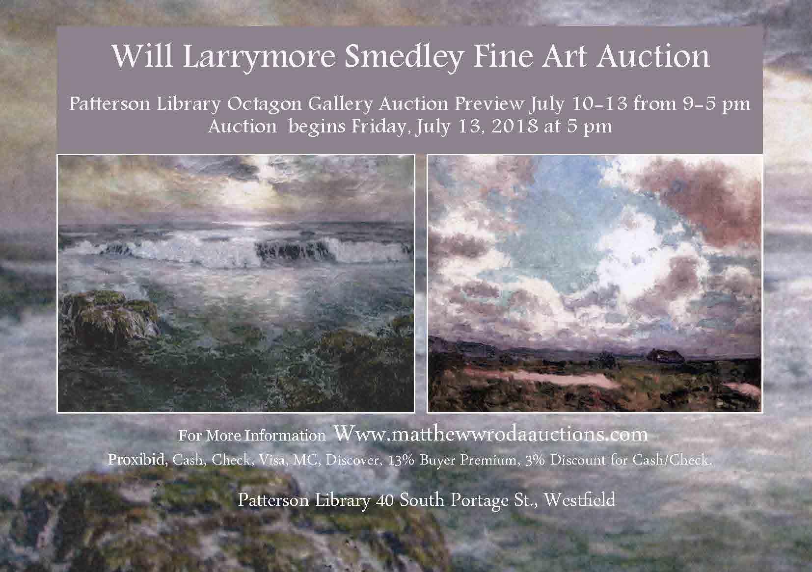 Will Larrymore Smedley Art Auction