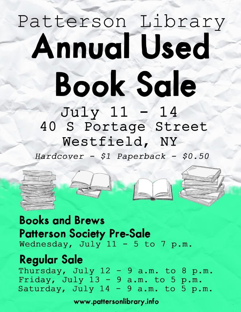 Patterson Library Annual Used Book Sale