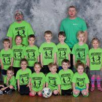 Pre-K/Kindergarten League Lime Green Team Coaches: Matt Gambino & Donnie Paddock Sponsor: Lularoe (Erica Belson)