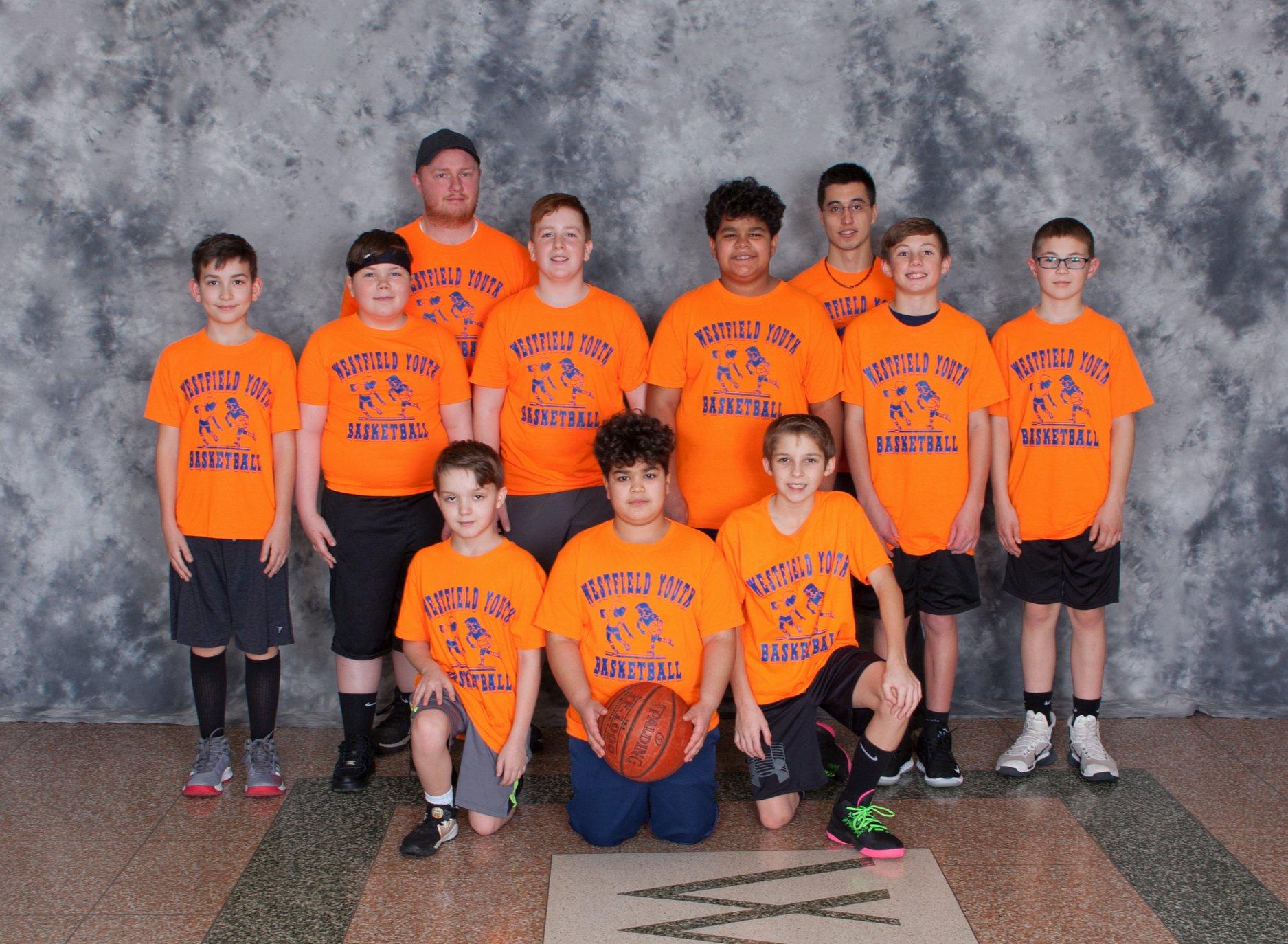 2019-2020 5th & 6th Grades Boys Orange Team