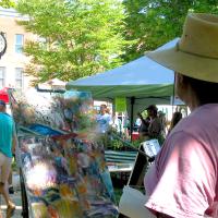 Produce, Art and Artist collide at the Westfield Farmers Market