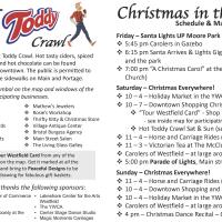 Christmas In the Village Schedule & Map page 1