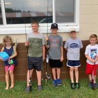 From left to right: Eleanor Bird, Wesley Maras, Jack Bratton, Kase Keefe and Colton Fitchlee. Missing from picture are Braylon Swanson and Jamison Shreve